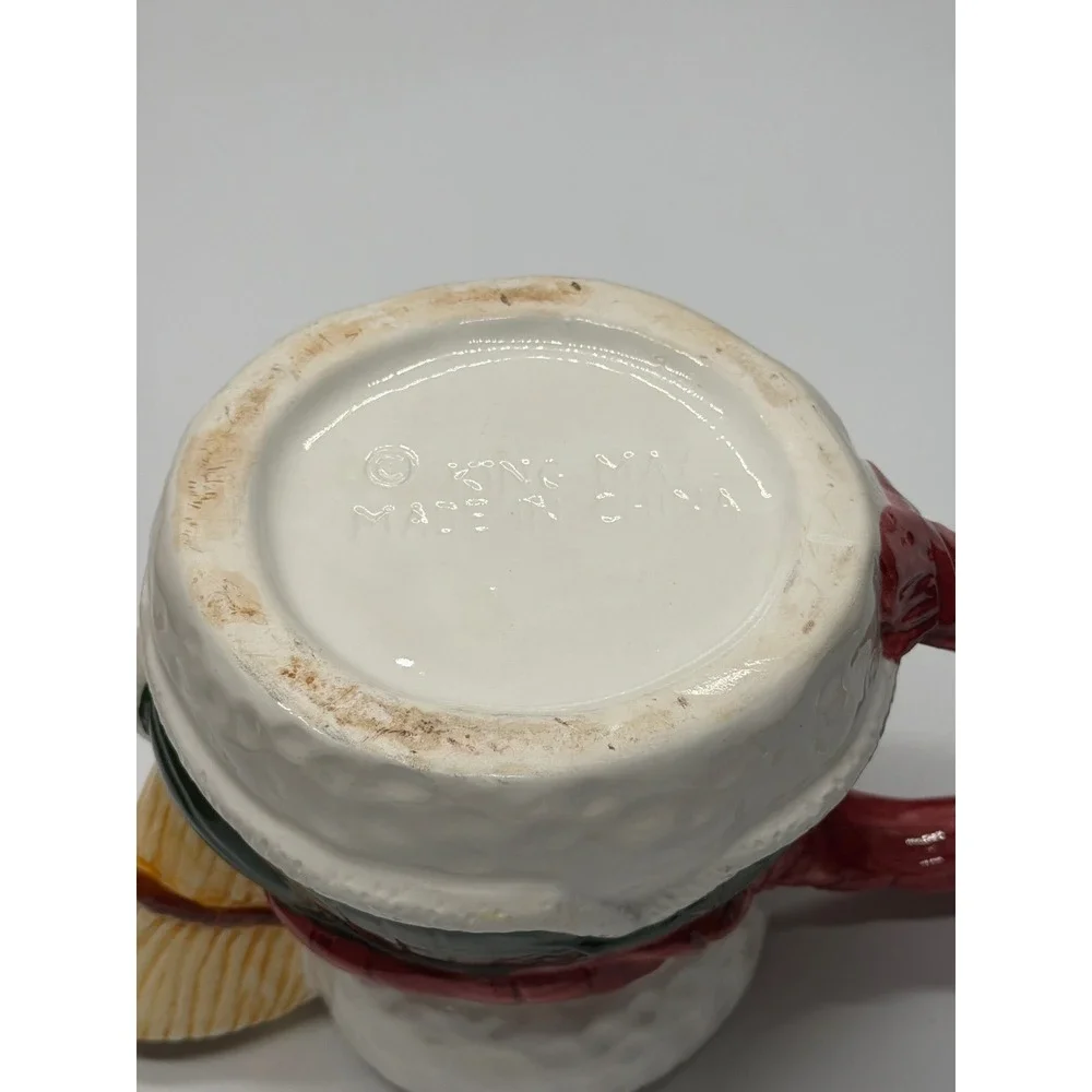 Snowman Teapot Ceramic‎ Five Cup Capacity Holiday Kitchenware King May